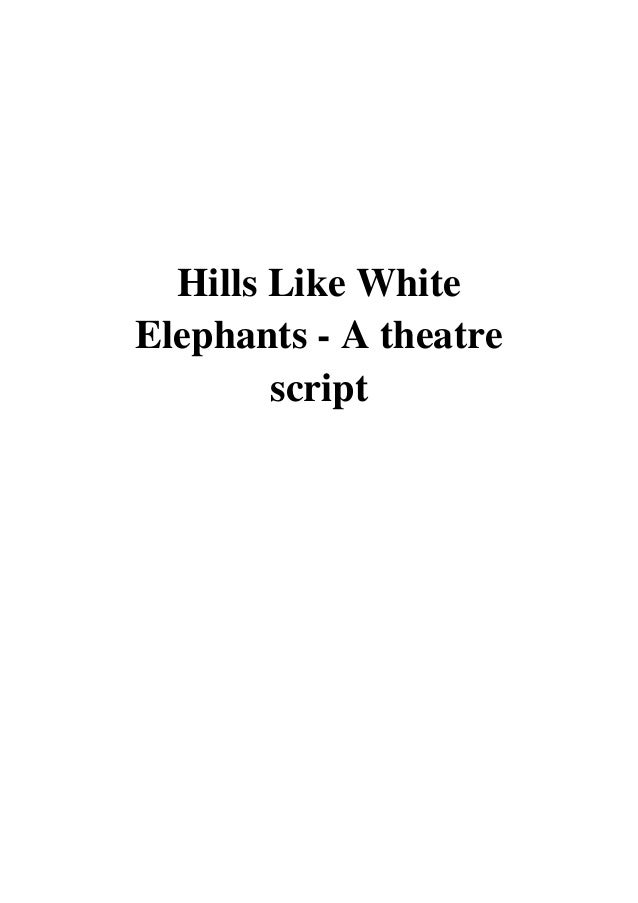 Hills Like White Elephants Pdf